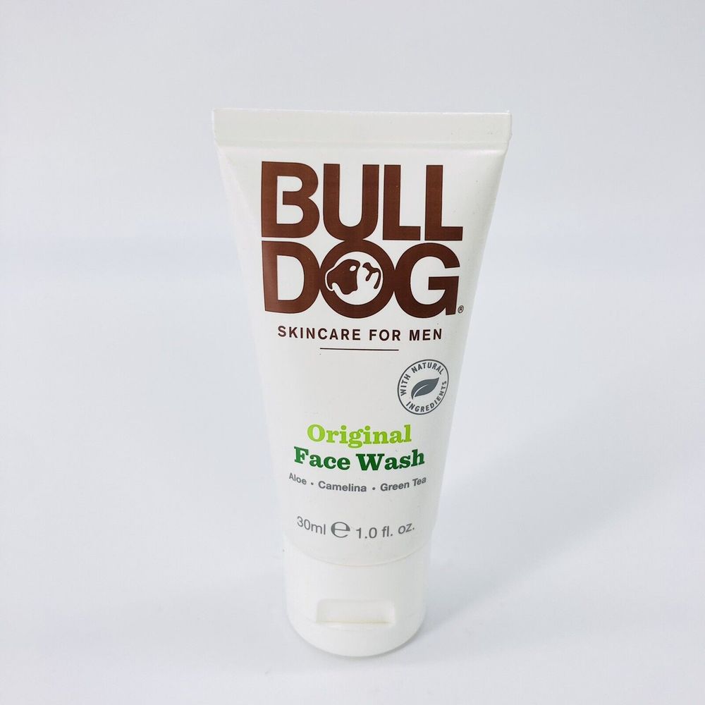 Bulldog Skincare & Grooming For Men Original Face Wash 1 fl oz Travel Size Tube